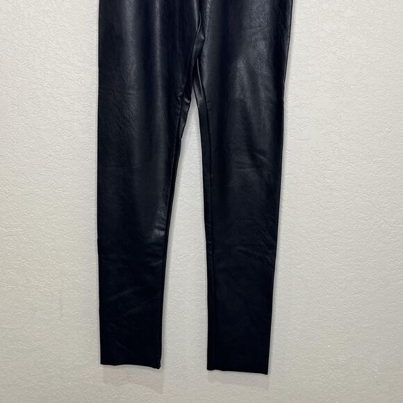 Commando Leggings Womens Small Black Faux Leather Perfect Control Made USA SLG06 - Picture 6 of 6